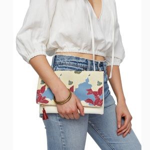 NWOT Rachel Pally Reversible Bloom Clutch
